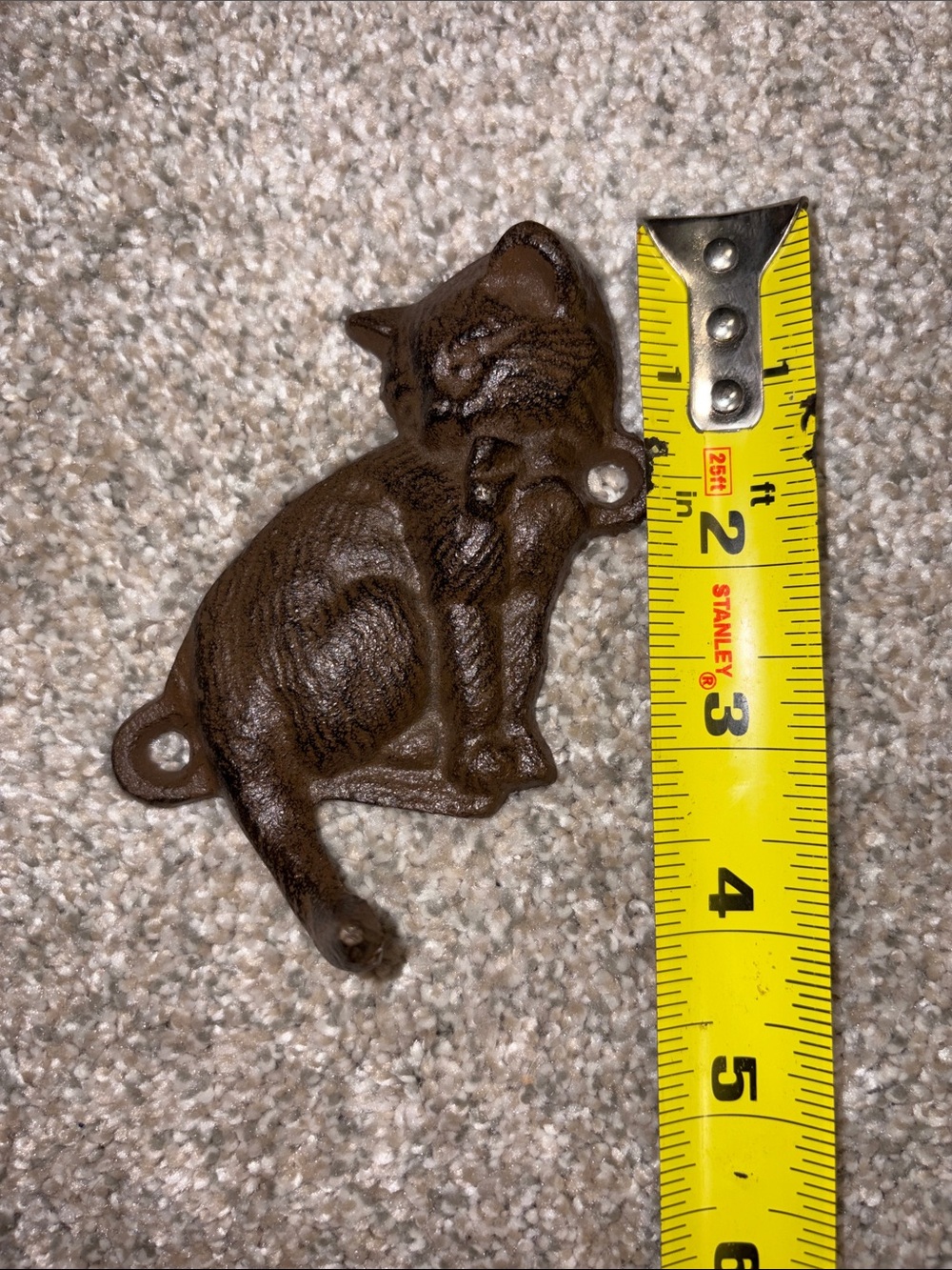 Cast Iron Cat Wall Hook - Picture 5 of 6